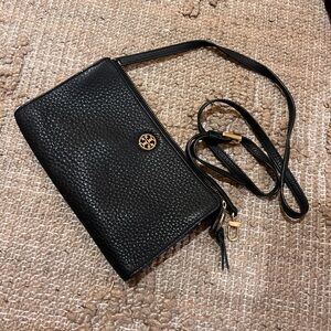 Tory Burch Black Leather Crossbody Bag